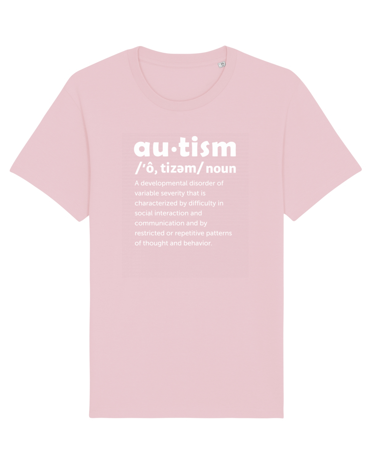 Tricou mânecă scurtă Unisex Rocker Cotton Pink