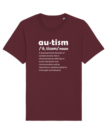 Autism Burgundy