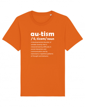 Autism Bright Orange