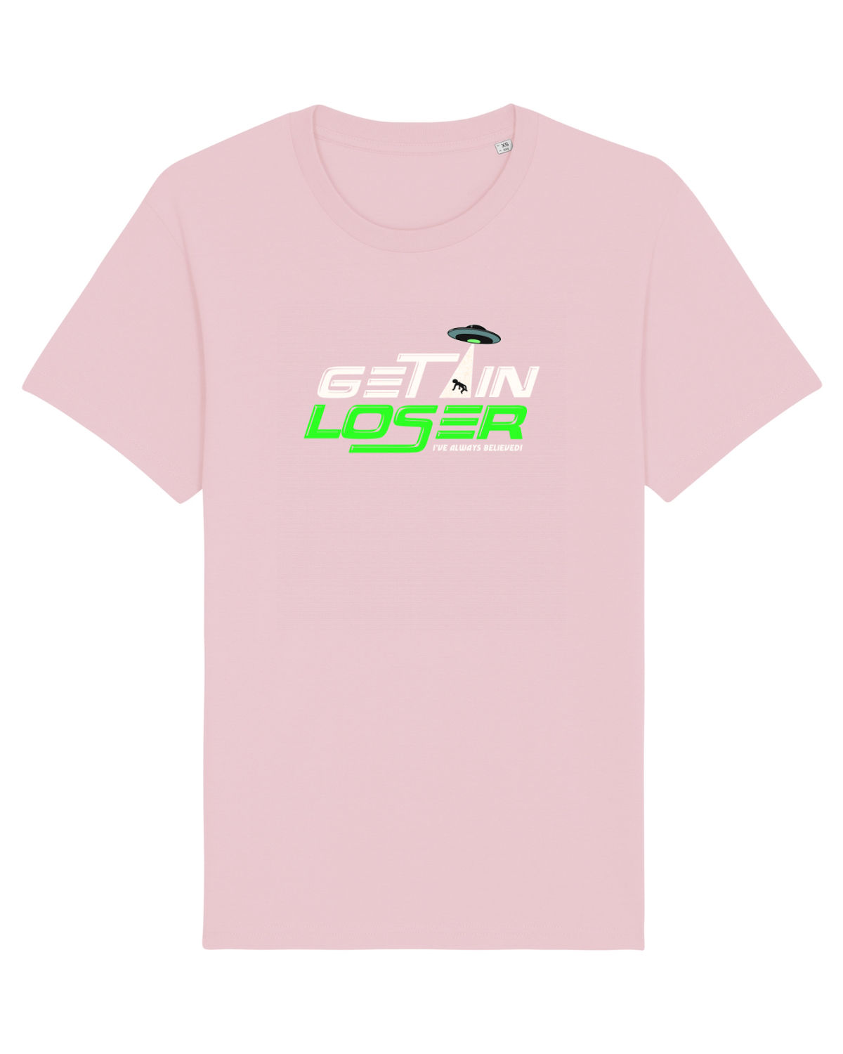 Tricou mânecă scurtă Unisex Rocker Cotton Pink