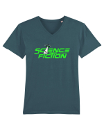 Science Fiction Tricou mânecă scurtă guler V Bărbat Presenter