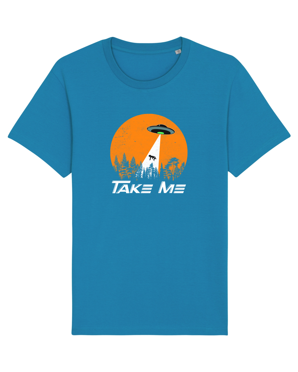 Tricou mânecă scurtă Unisex Rocker Azur