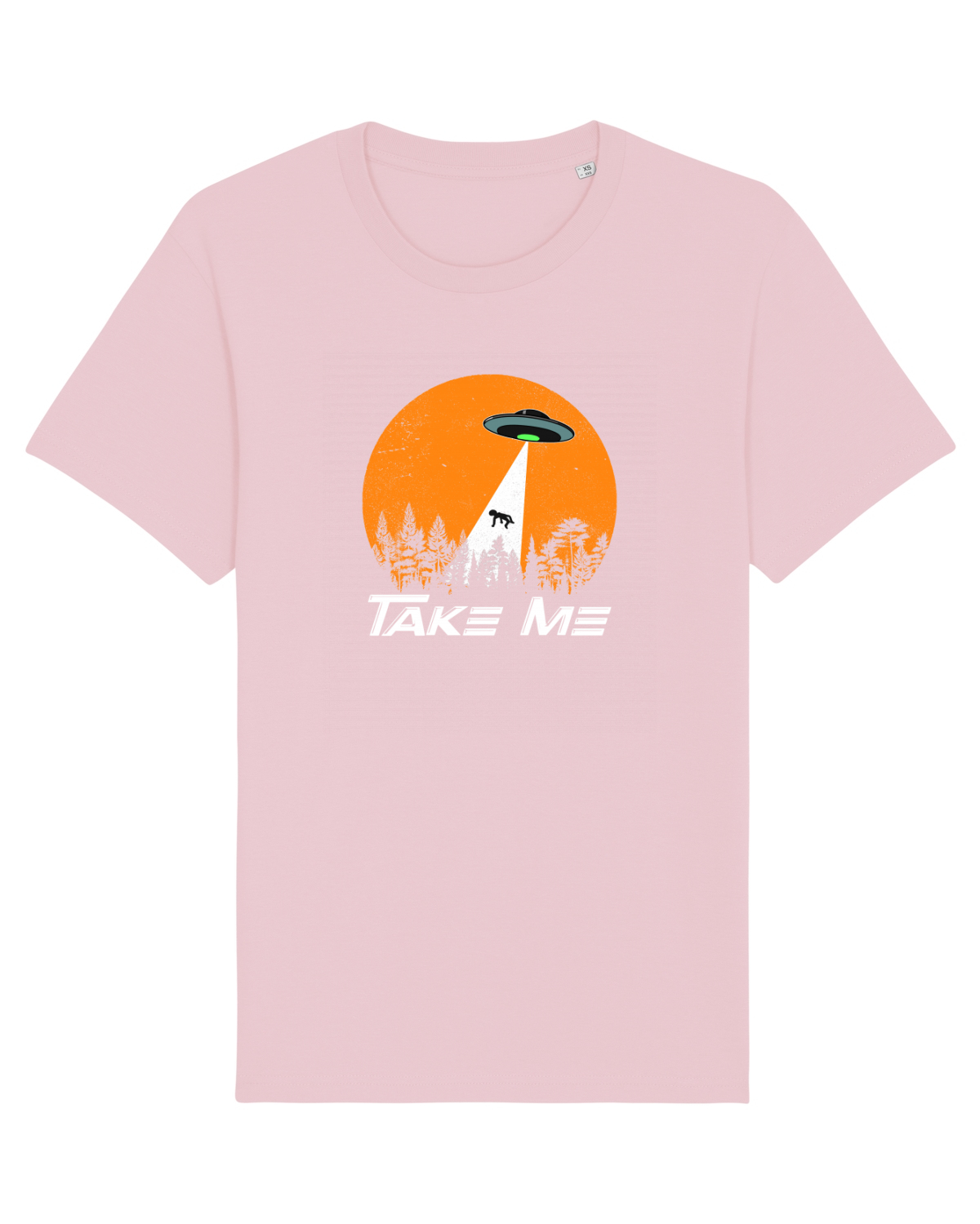 Tricou mânecă scurtă Unisex Rocker Cotton Pink