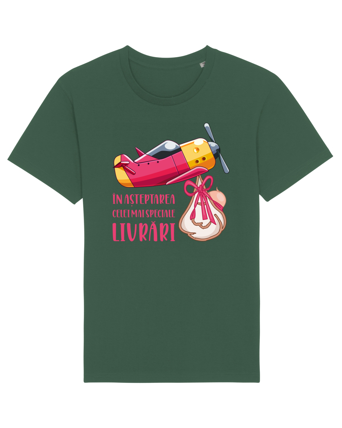 Tricou mânecă scurtă Unisex Rocker Bottle Green