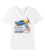 Livrare speciala - baietel  Tricou mânecă scurtă guler V Bărbat Presenter