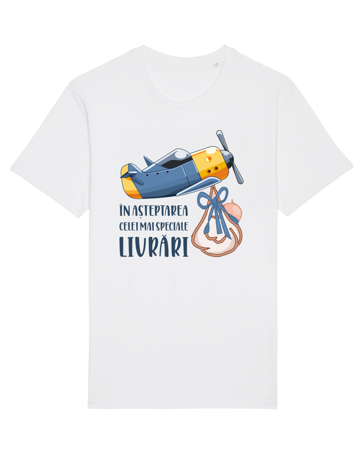 Tricou mânecă scurtă Unisex Rocker White