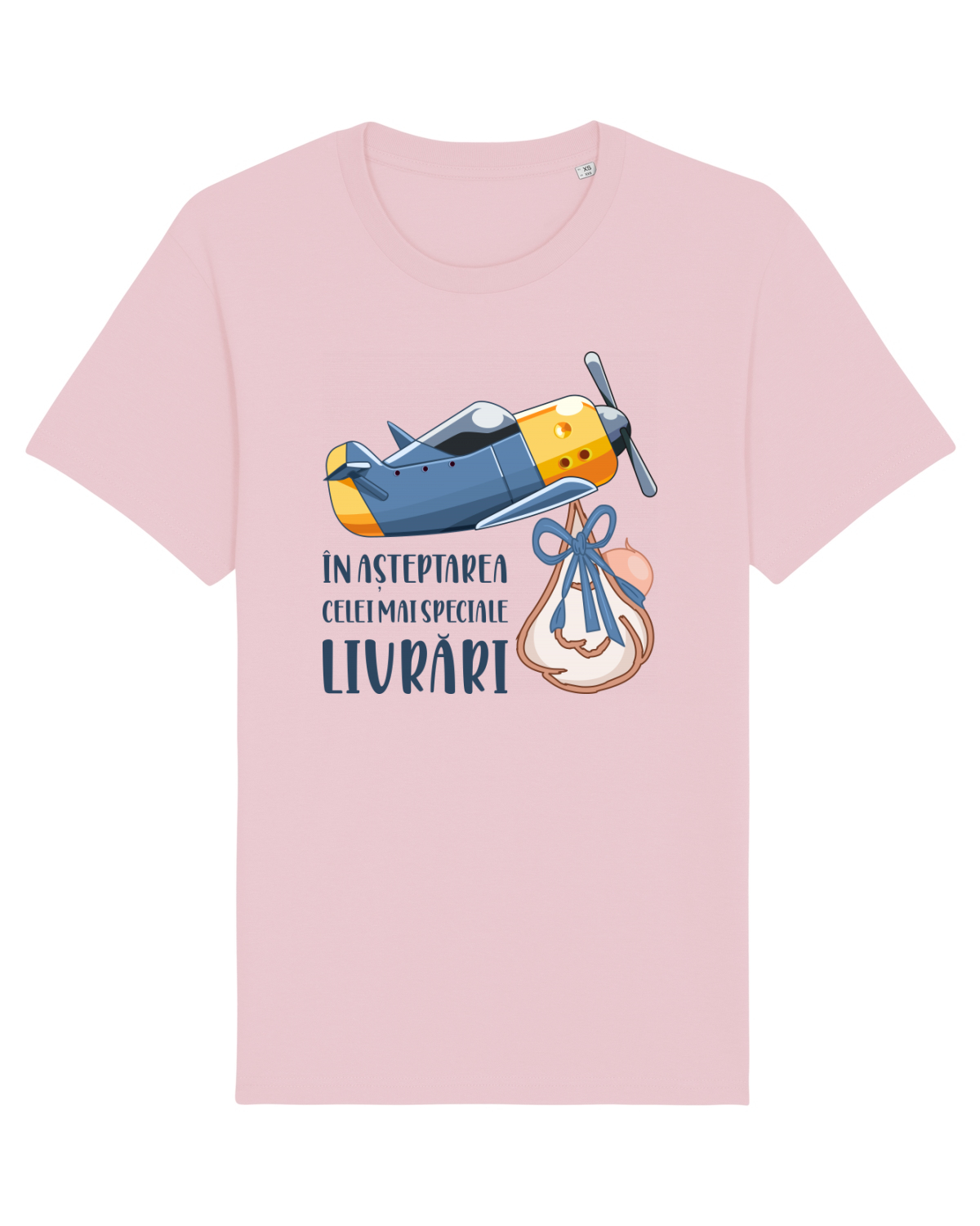 Tricou mânecă scurtă Unisex Rocker Cotton Pink