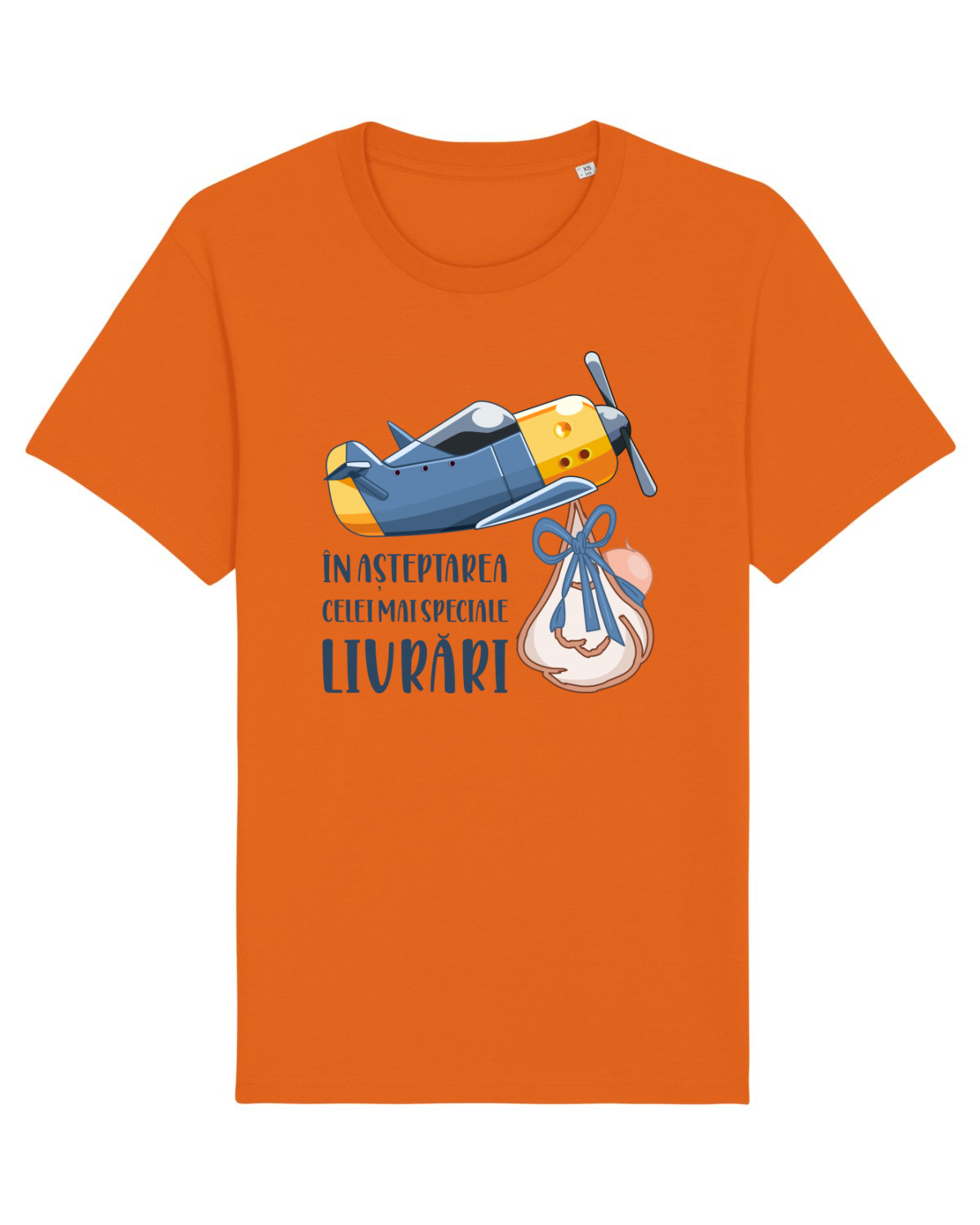 Tricou mânecă scurtă Unisex Rocker Bright Orange