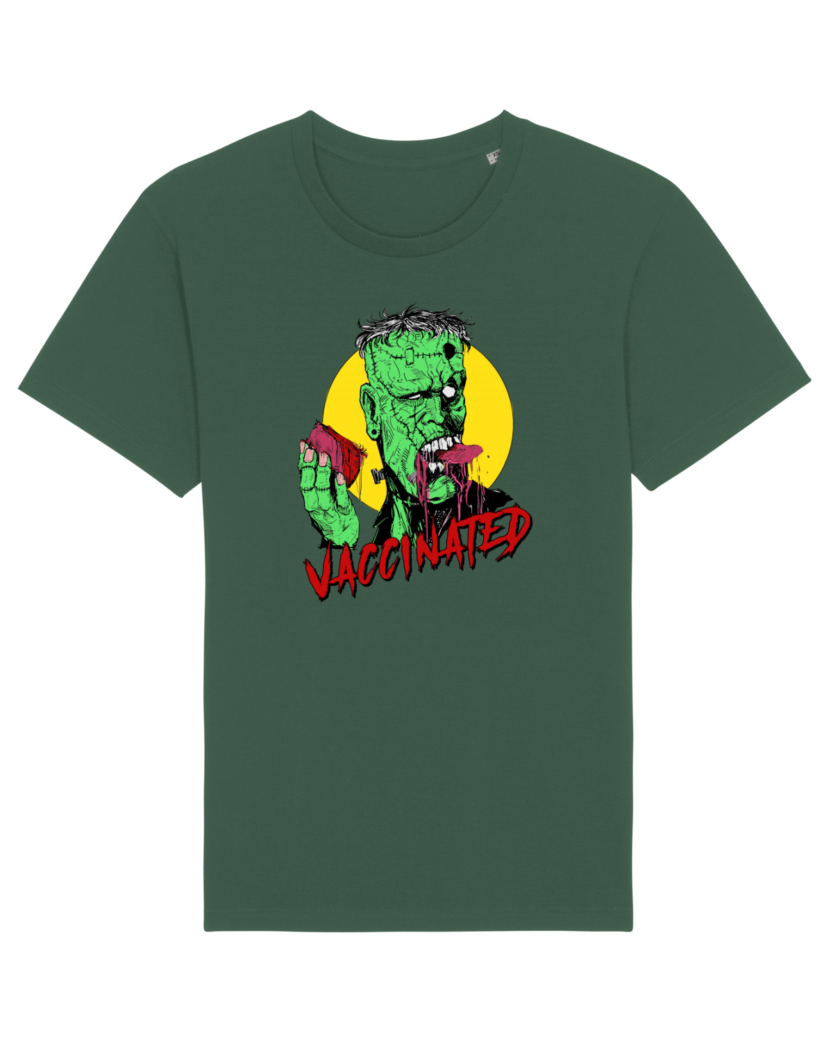 Tricou mânecă scurtă Unisex Rocker Bottle Green