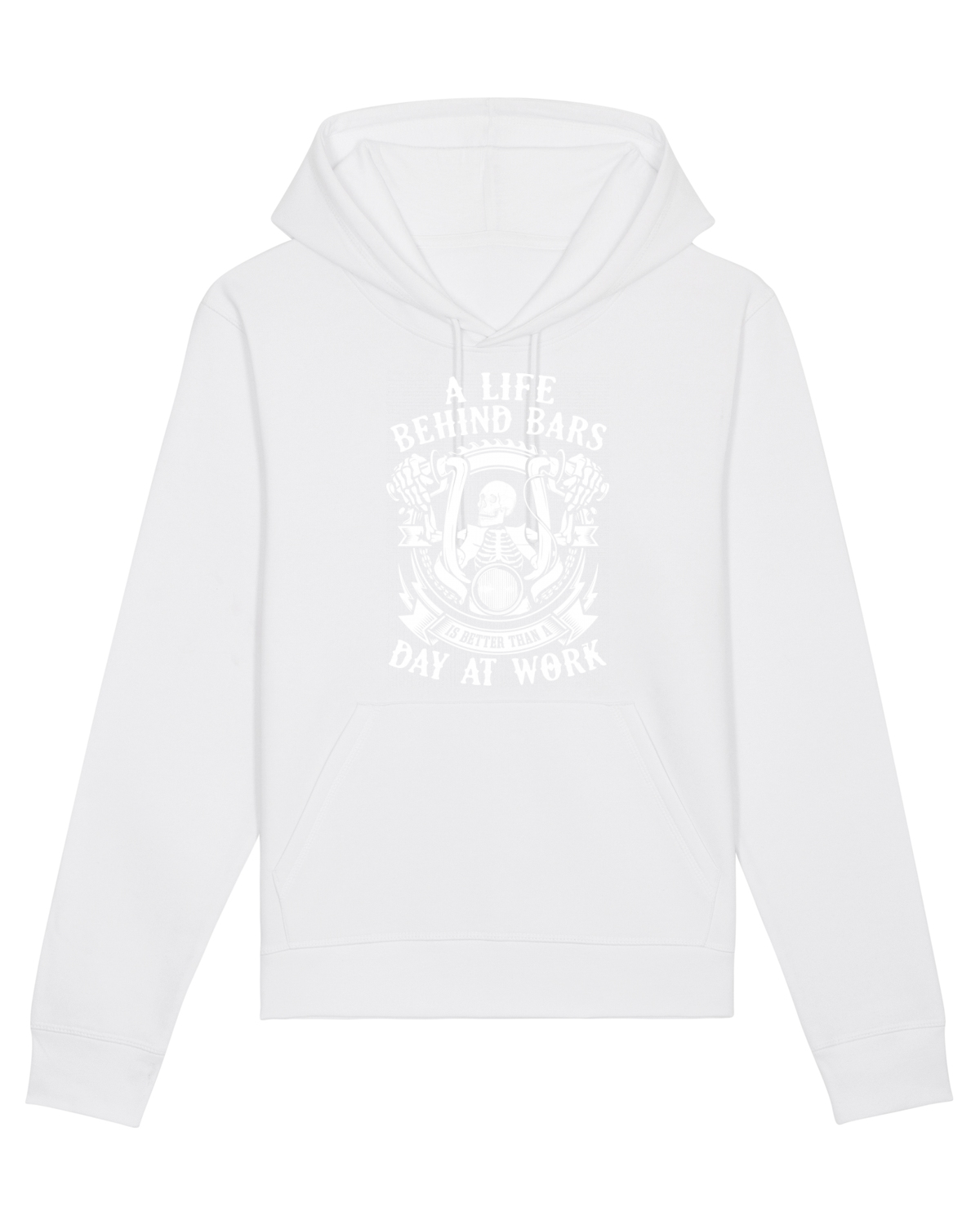 Hanorac Unisex Drummer White
