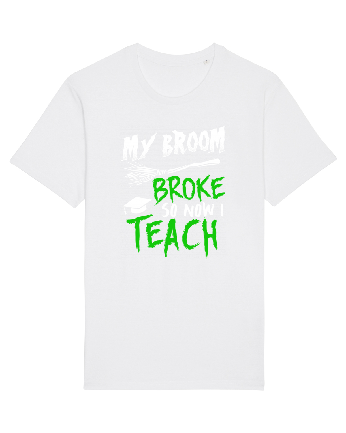 Tricou mânecă scurtă Unisex Rocker White
