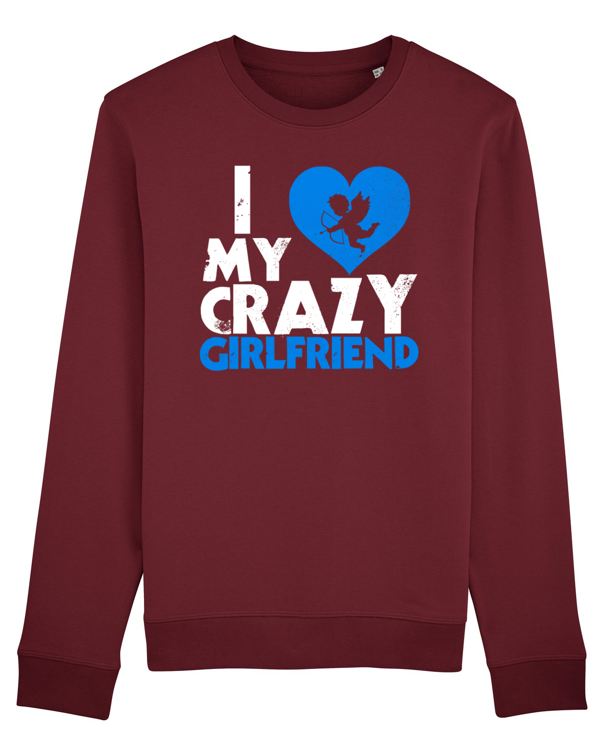 Bluză mânecă lungă Unisex Rise Burgundy