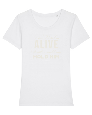 Death could not hold Him. White