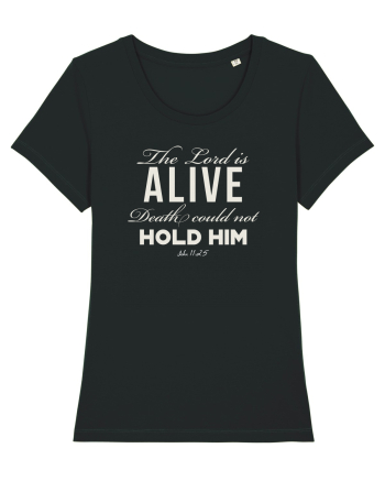 Death could not hold Him. Black