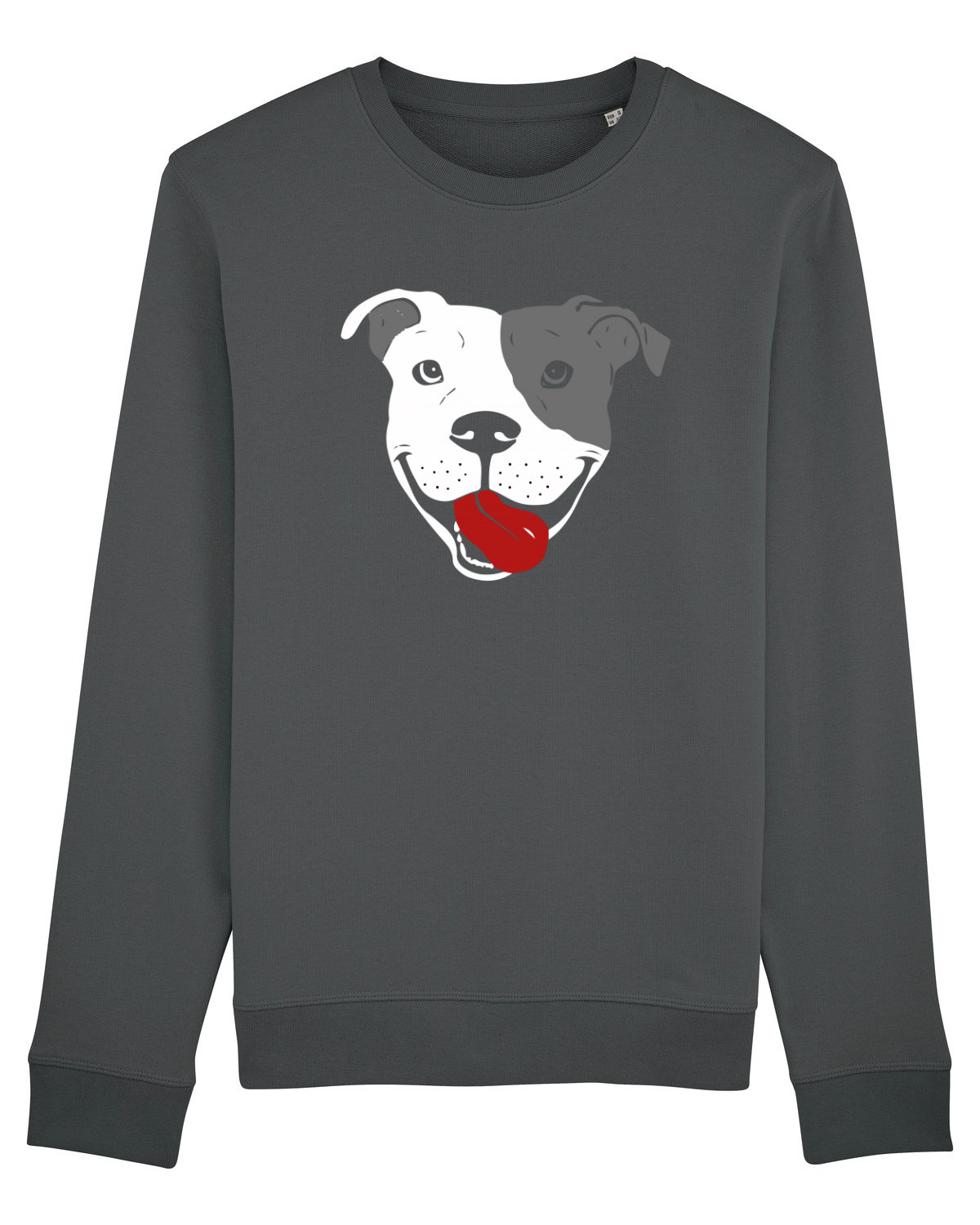 Bluză mânecă lungă Unisex Rise Anthracite
