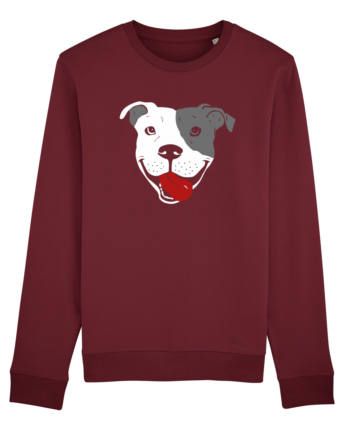 Bluză mânecă lungă Unisex Rise Burgundy
