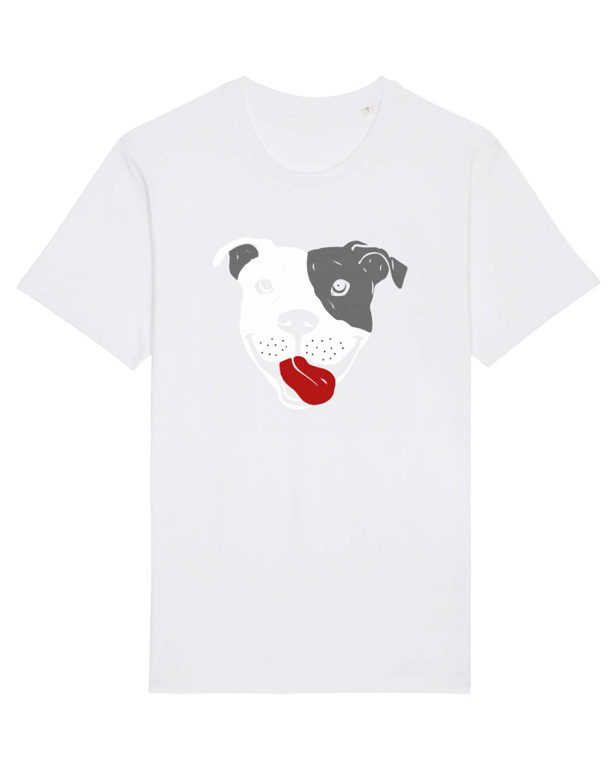 Tricou mânecă scurtă Unisex Rocker White