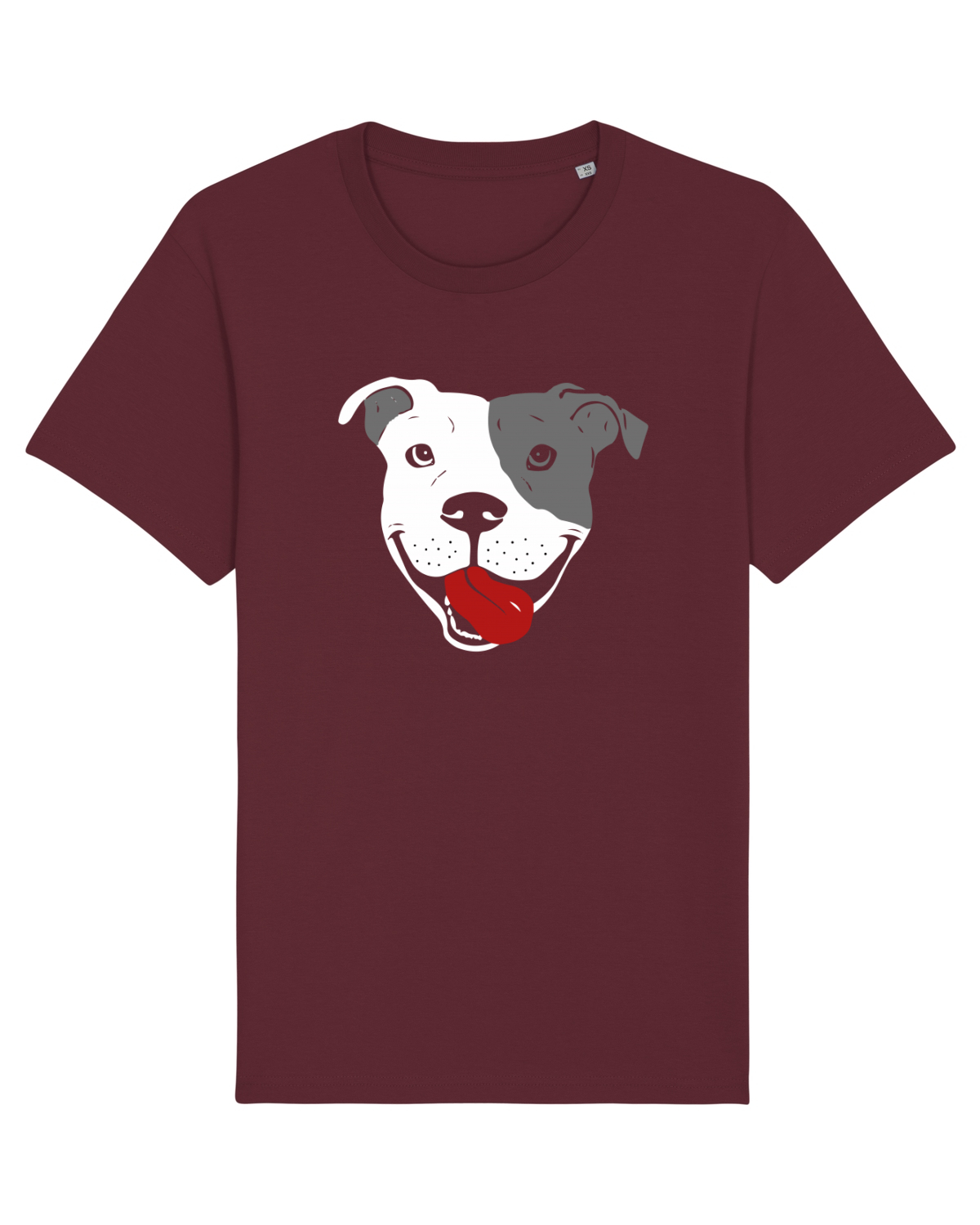 Tricou mânecă scurtă Unisex Rocker Burgundy