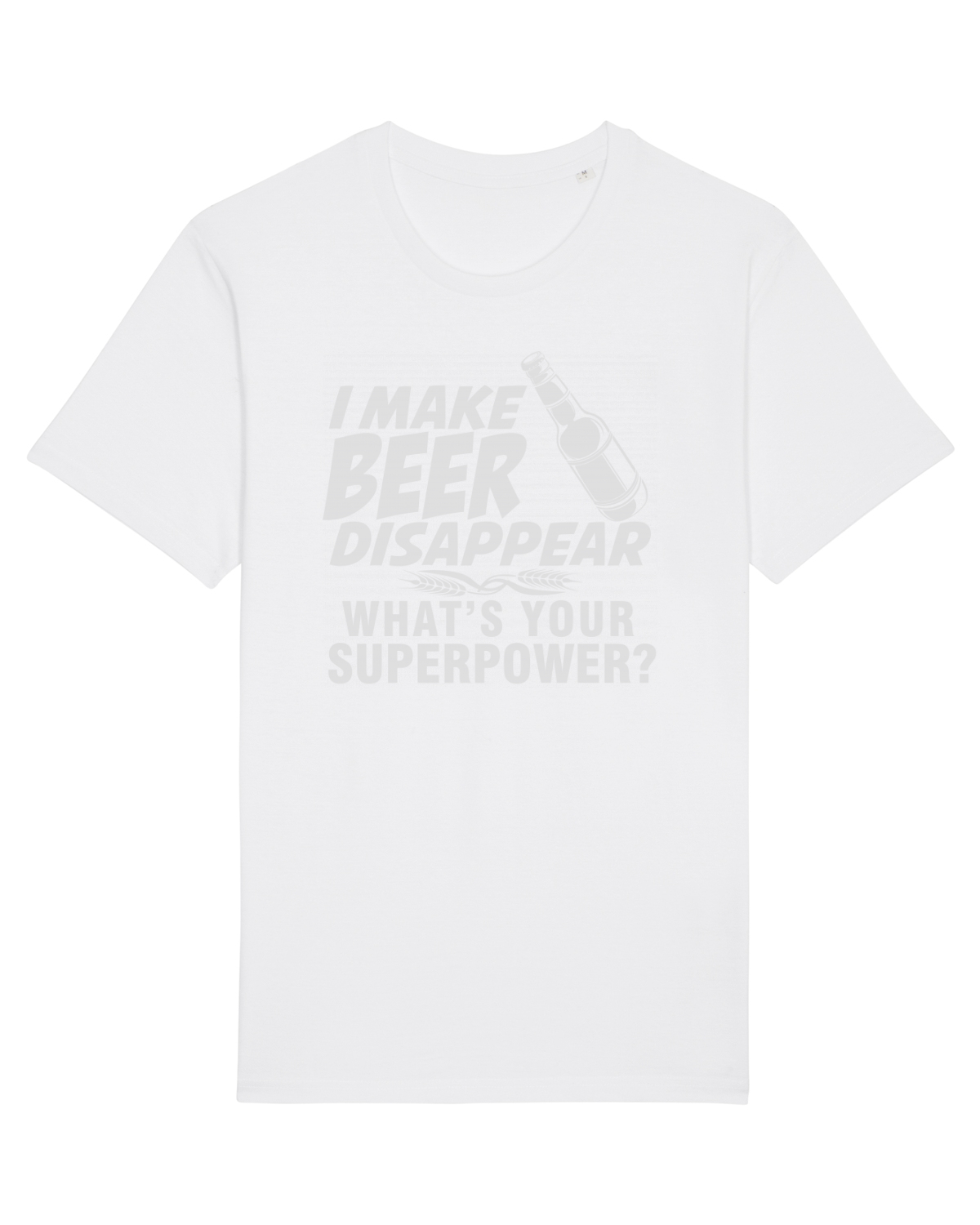 Tricou mânecă scurtă Unisex Rocker White