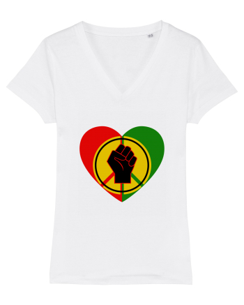 Peace Love Resist White