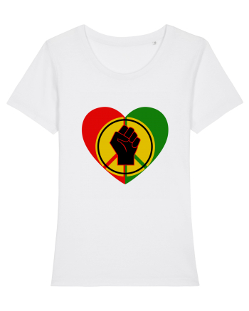 Peace Love Resist White