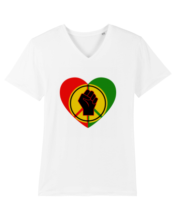 Peace Love Resist White