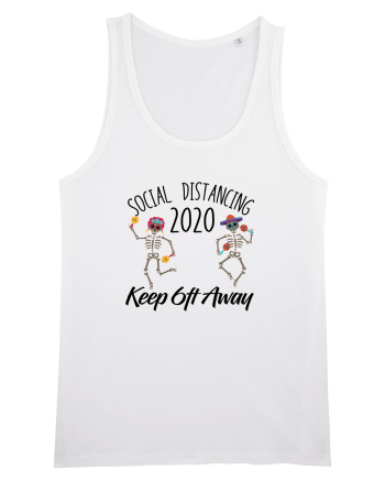 Social Distance Skeleton White