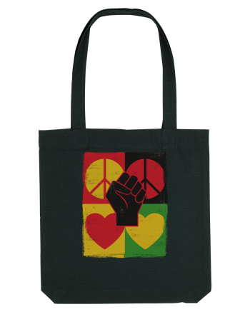 Peace Love Resist Black