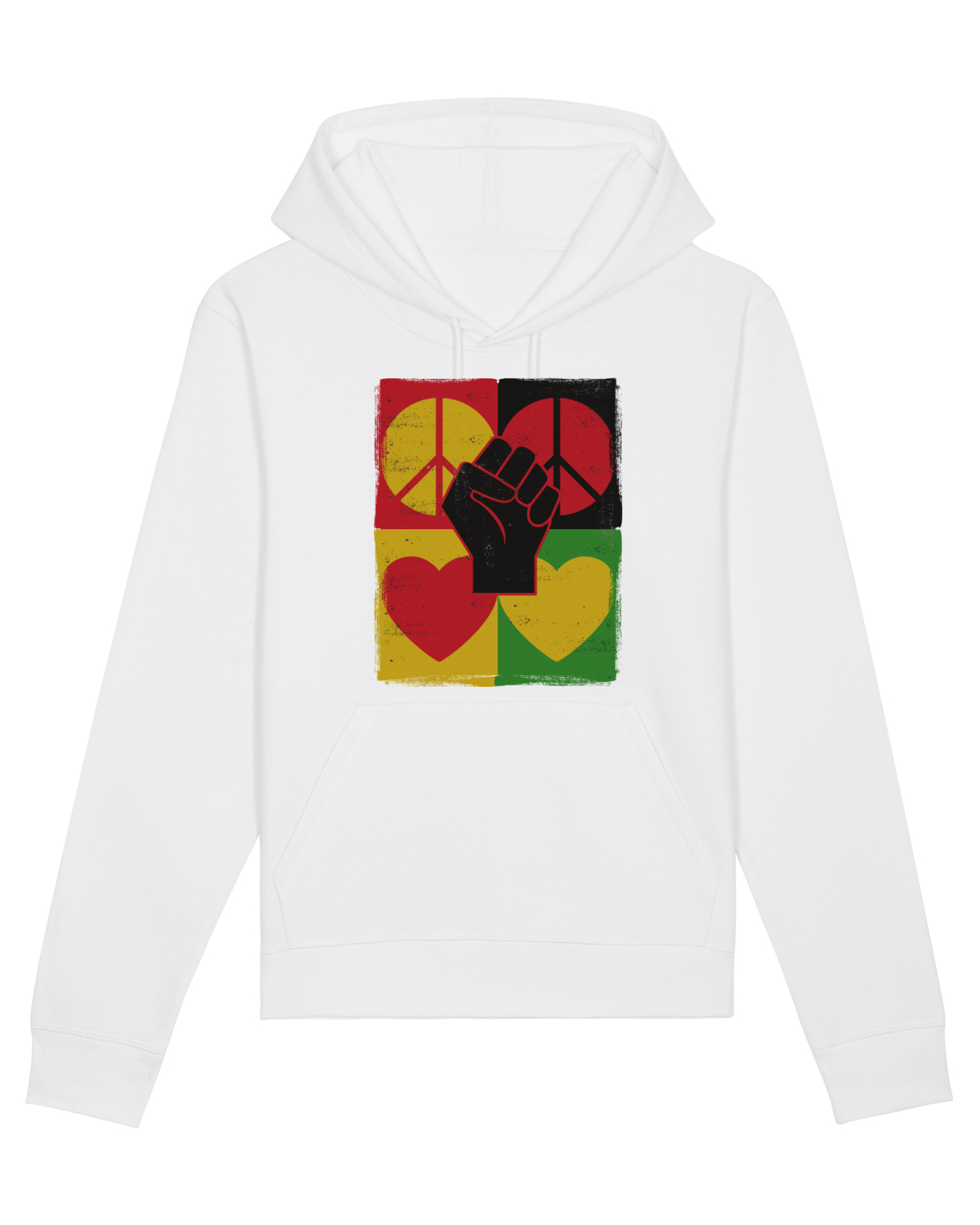 Hanorac Unisex Drummer White