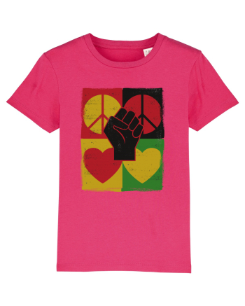 Peace Love Resist Raspberry