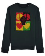 Peace Love Resist Bluză mânecă lungă Unisex Rise