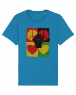 Peace Love Resist Tricou mânecă scurtă Unisex Rocker