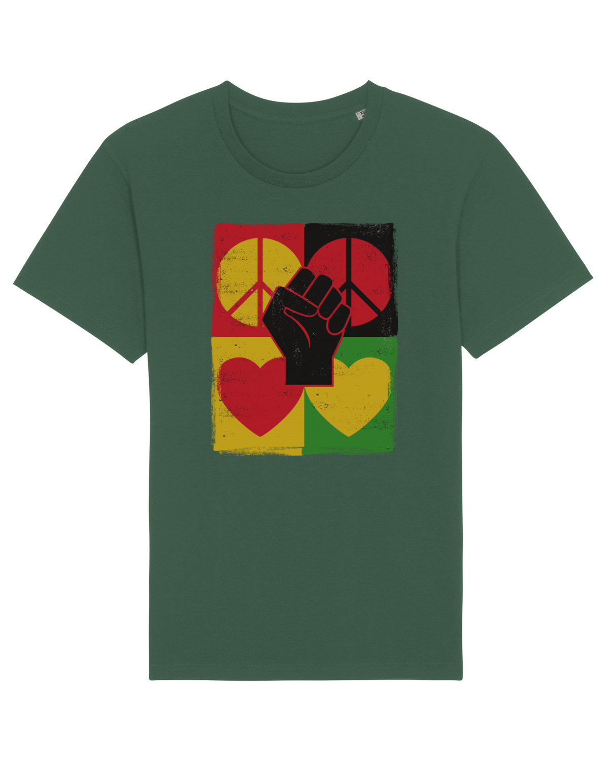 Tricou mânecă scurtă Unisex Rocker Bottle Green