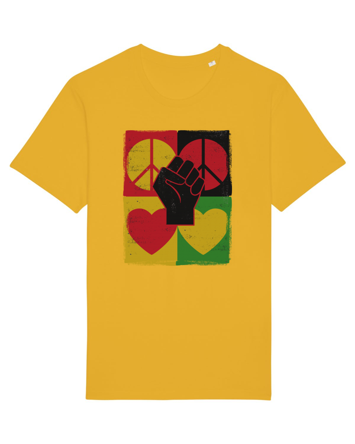 Tricou mânecă scurtă Unisex Rocker Spectra Yellow
