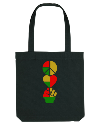 Peace Love Resist Black
