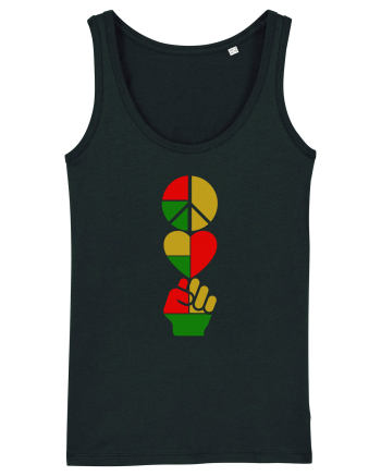 Peace Love Resist Black