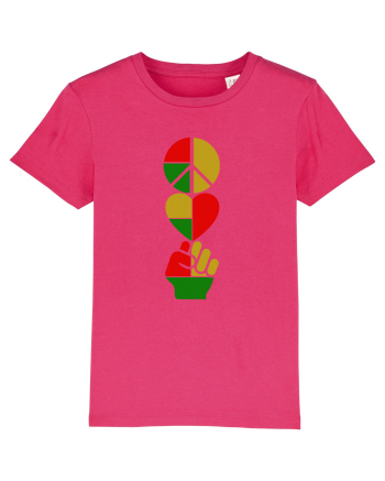 Peace Love Resist Raspberry