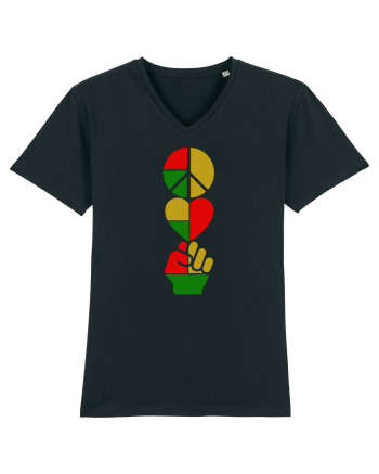 Peace Love Resist Black