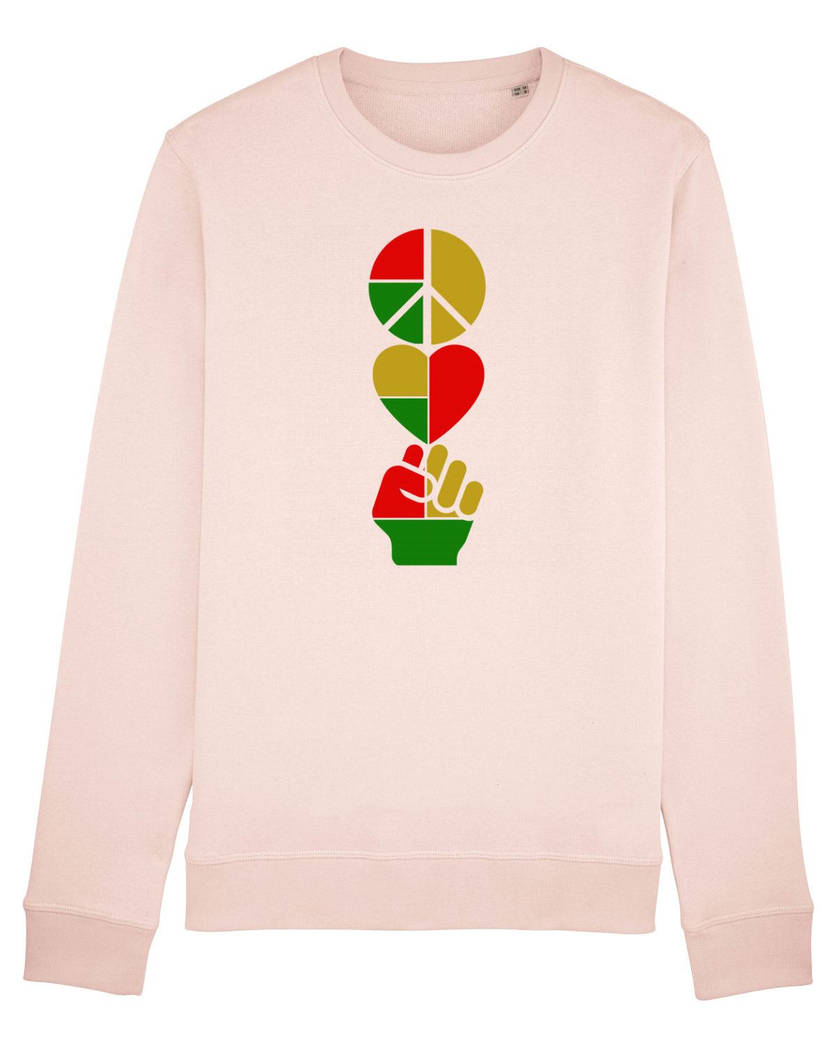 Bluză mânecă lungă Unisex Rise Candy Pink