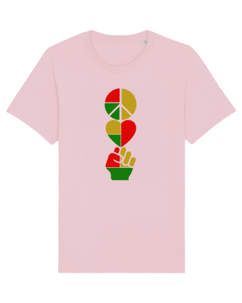 Peace Love Resist Cotton Pink