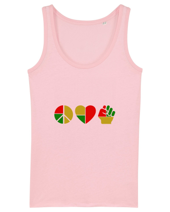 Peace Love Resist Cotton Pink
