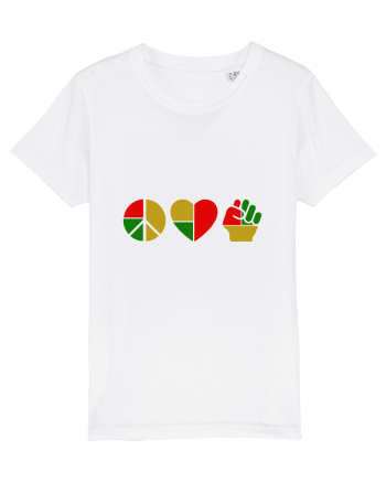 Peace Love Resist White