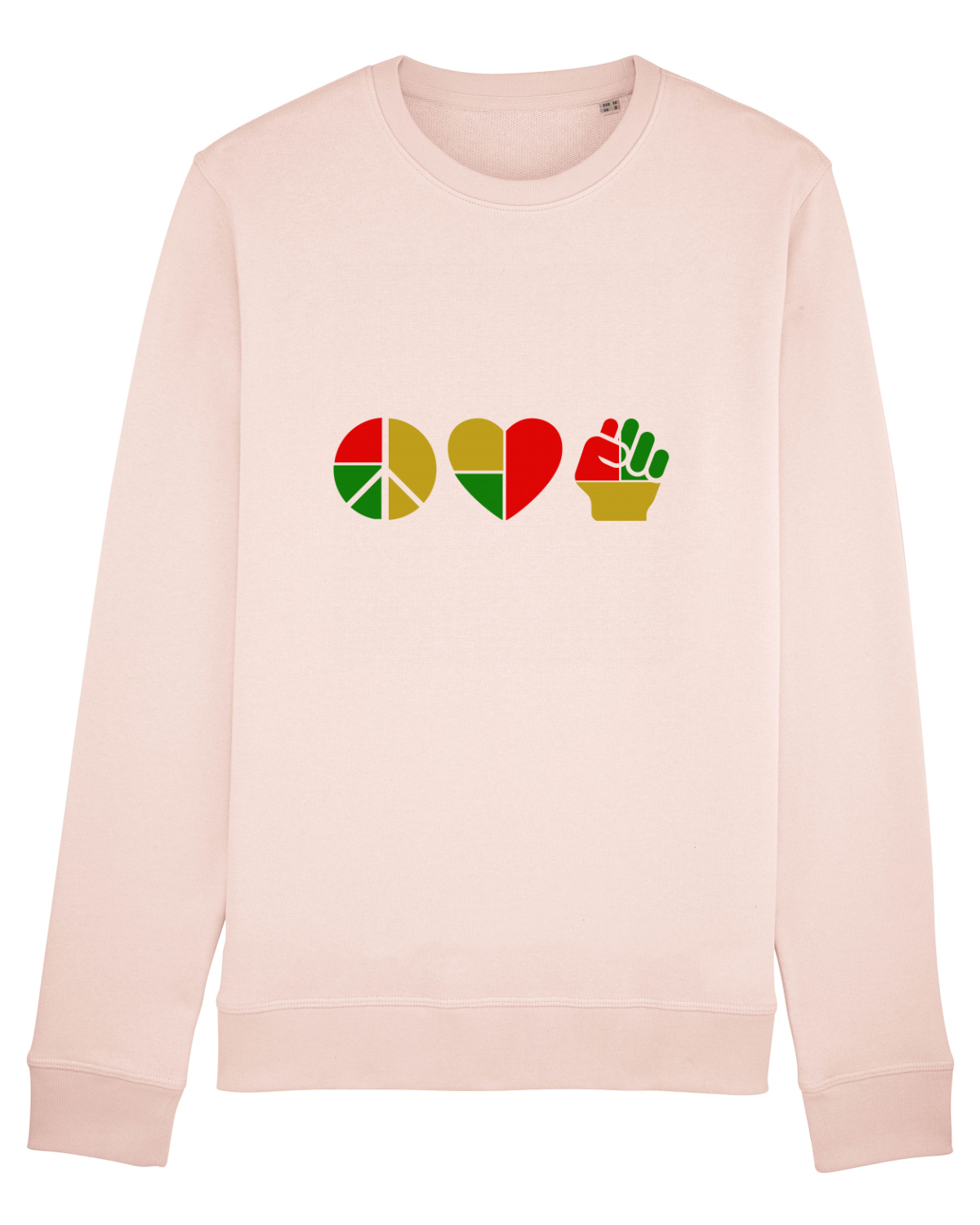 Bluză mânecă lungă Unisex Rise Candy Pink