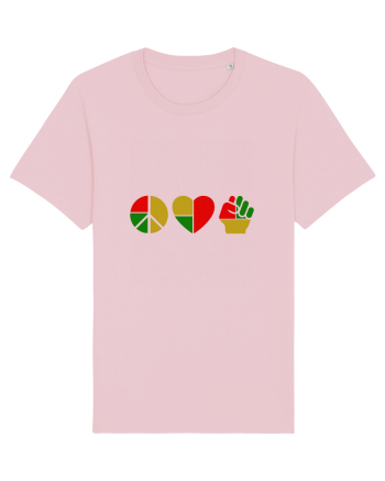 Peace Love Resist Cotton Pink