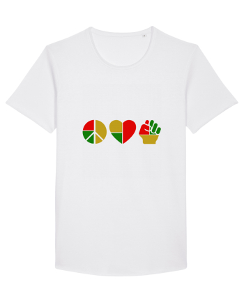 Peace Love Resist White
