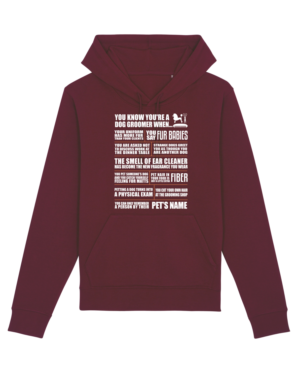 Hanorac Unisex Drummer Burgundy