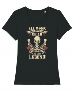 LEGEND Tricou mânecă scurtă guler larg fitted Damă Expresser