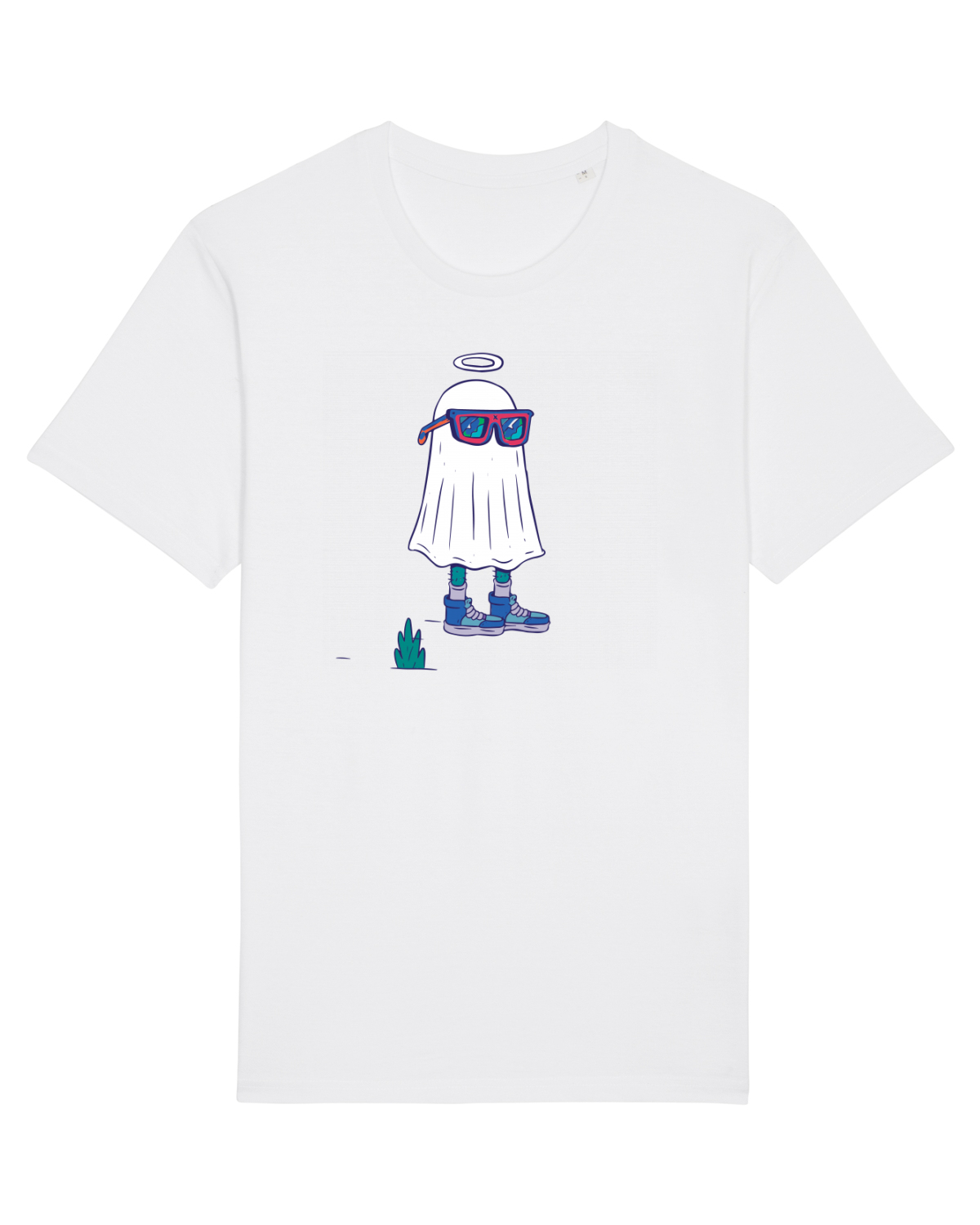 Tricou mânecă scurtă Unisex Rocker White