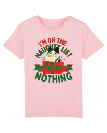 Pentru Craciun Amuzant Cu Pisica  Cotton Pink