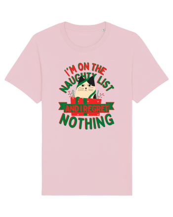 Pentru Craciun Amuzant Cu Pisica  Cotton Pink
